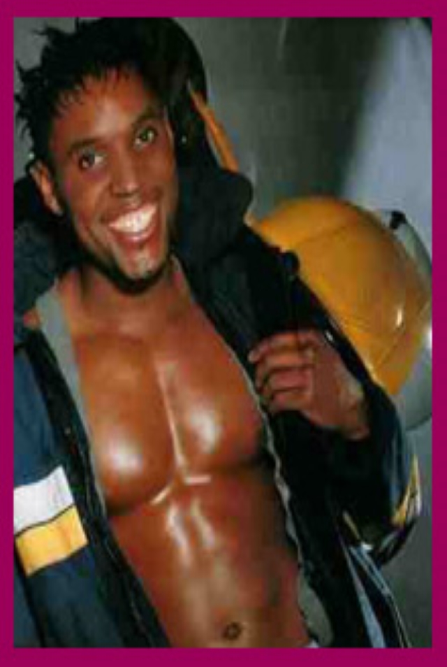 Joe Charleston male exotic dancer firefighter look